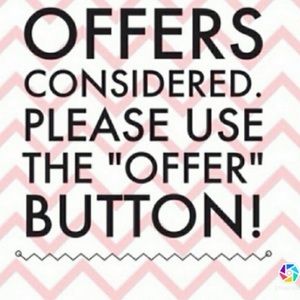 I Except Reasonable Offers